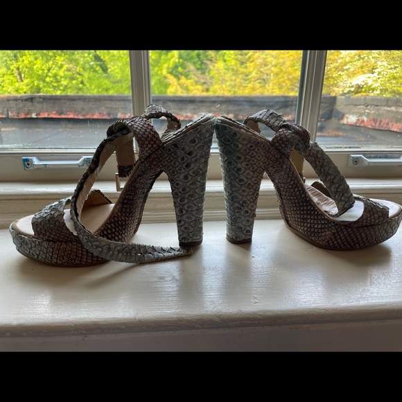 Prada vintage python sandal heels - Picture 3 of 5